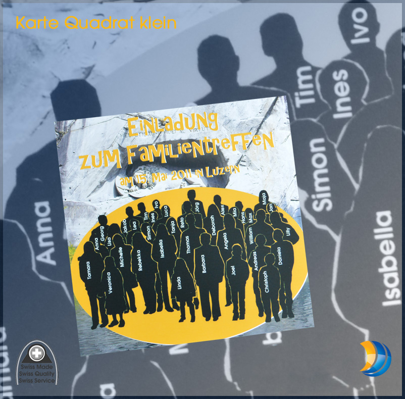 Fotokarte Quadrat klein expert foto