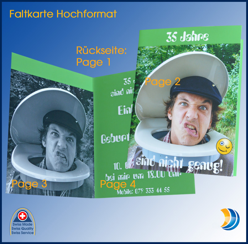 Faltkarte Foto Expert