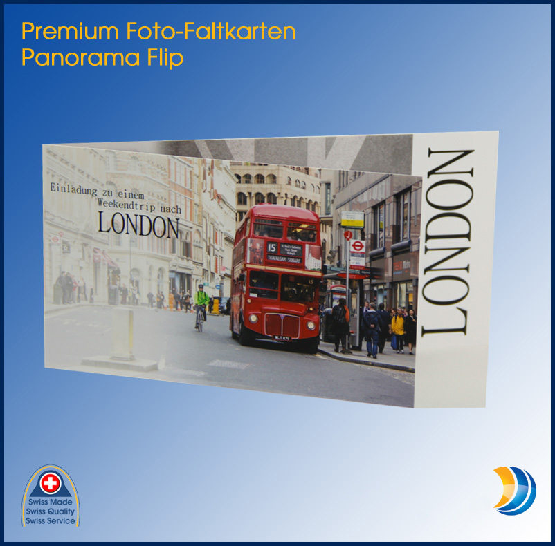 Panorama Fotokarte Flip Expert Foto