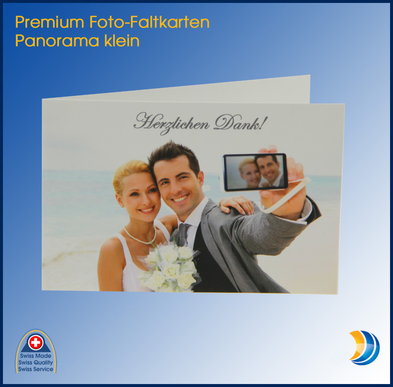 Panorama Fotokarte Flip klein Expert Foto
